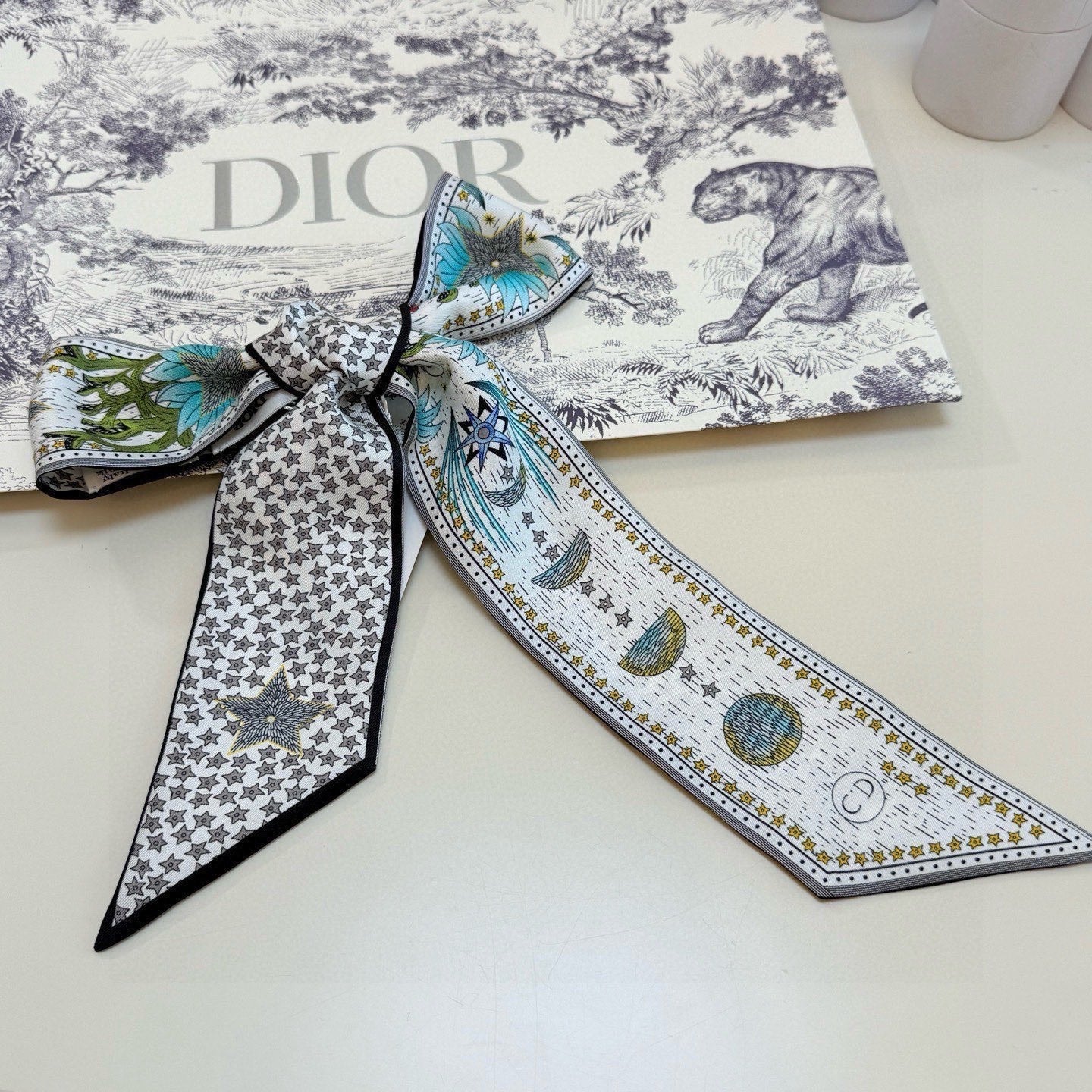 DIOR 26S SCARF 105CM IN SILK 298066
