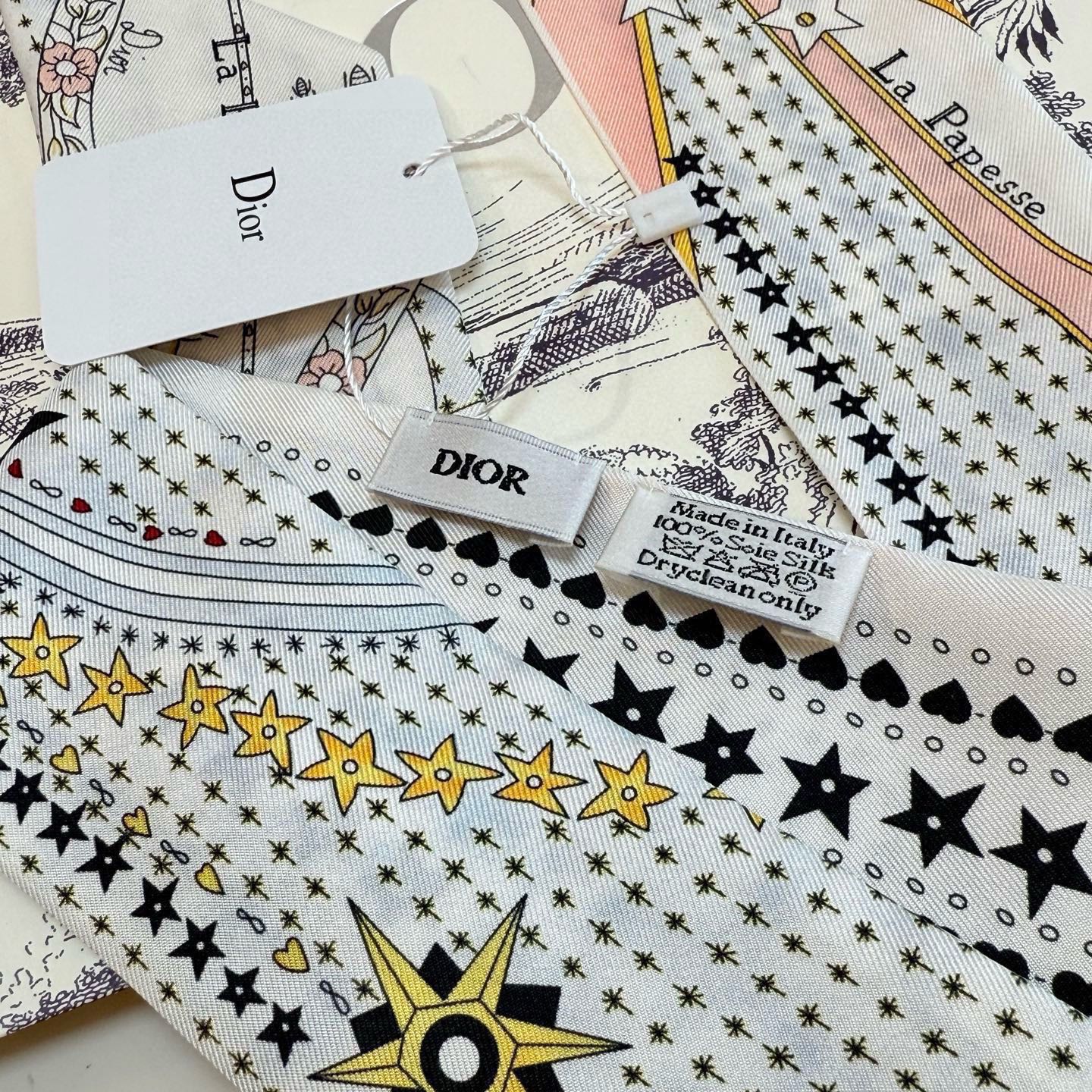DIOR 26S SCARF 105CM IN SILK 298069