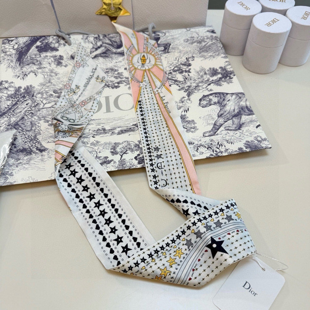 DIOR 26S SCARF 105CM IN SILK 298069