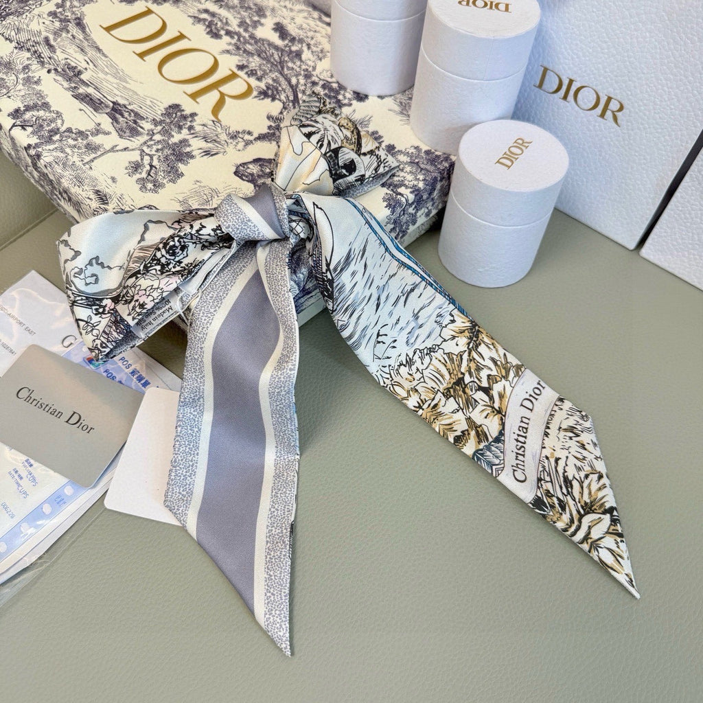 DIOR 26S SCARF 100CM IN SILK 305846
