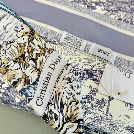 DIOR 26S SCARF 100CM IN SILK 305846