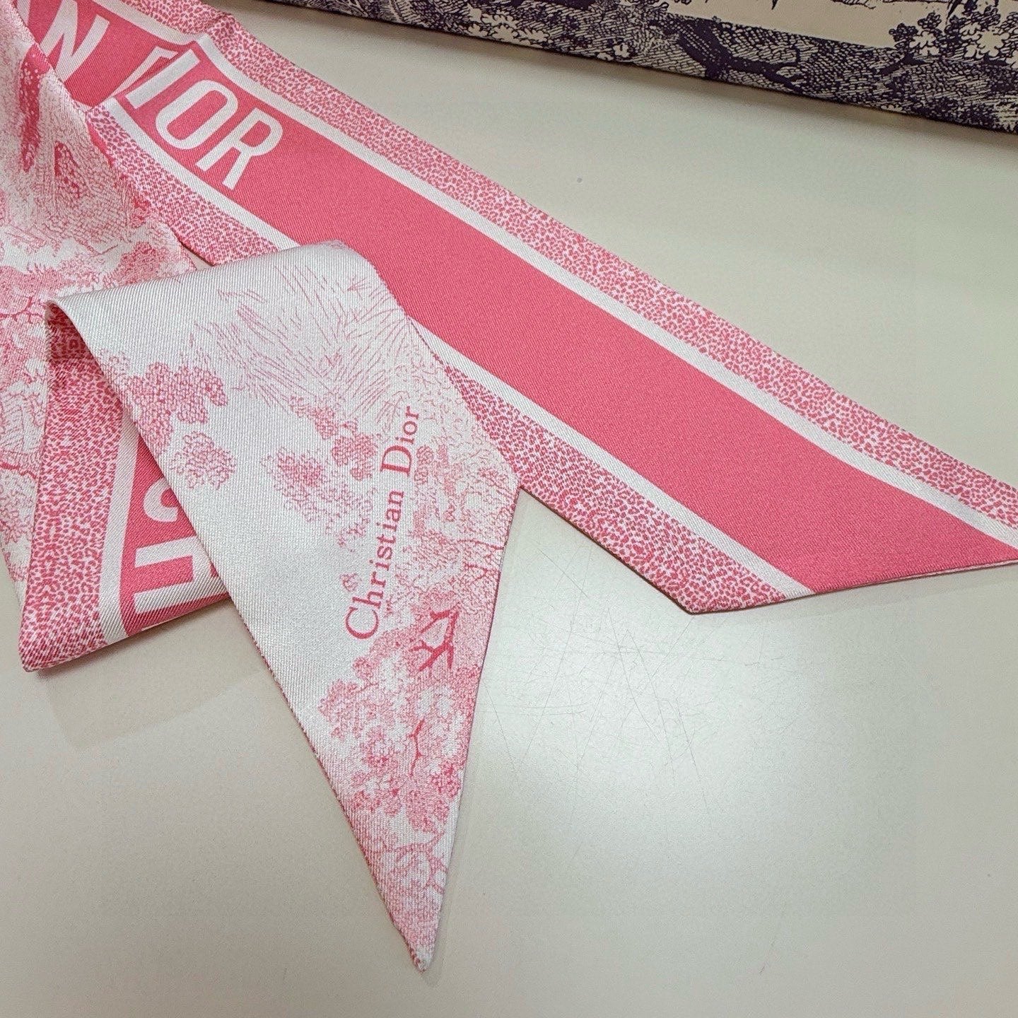 DIOR 26S SCARF 105CM IN SILK 302930