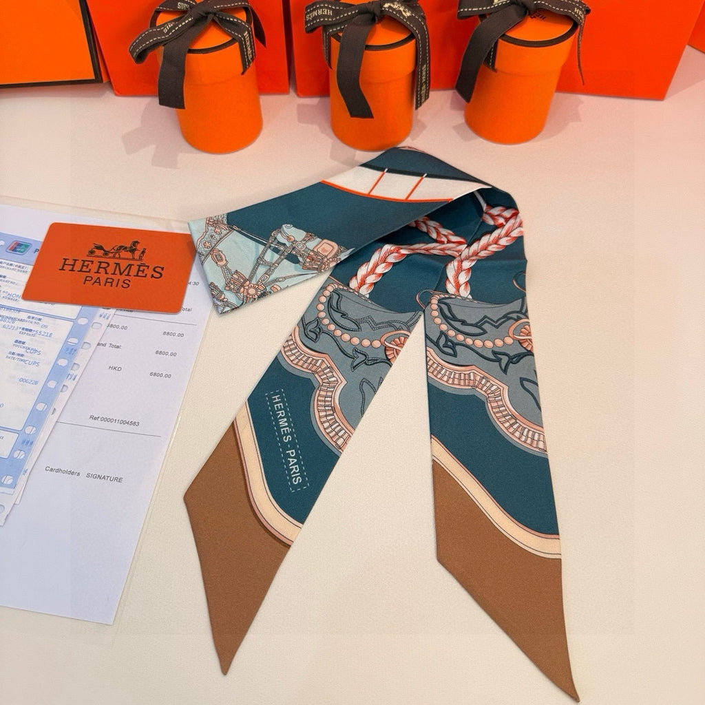 HERMES 26S SCARF 86 IN SILK 309670