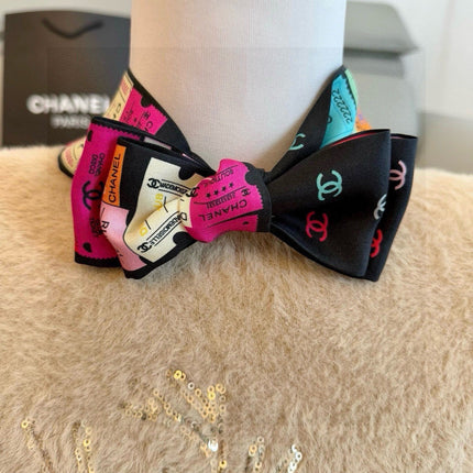 CHANEL 26S TWILLY SCARF 120 IN SILK 435389