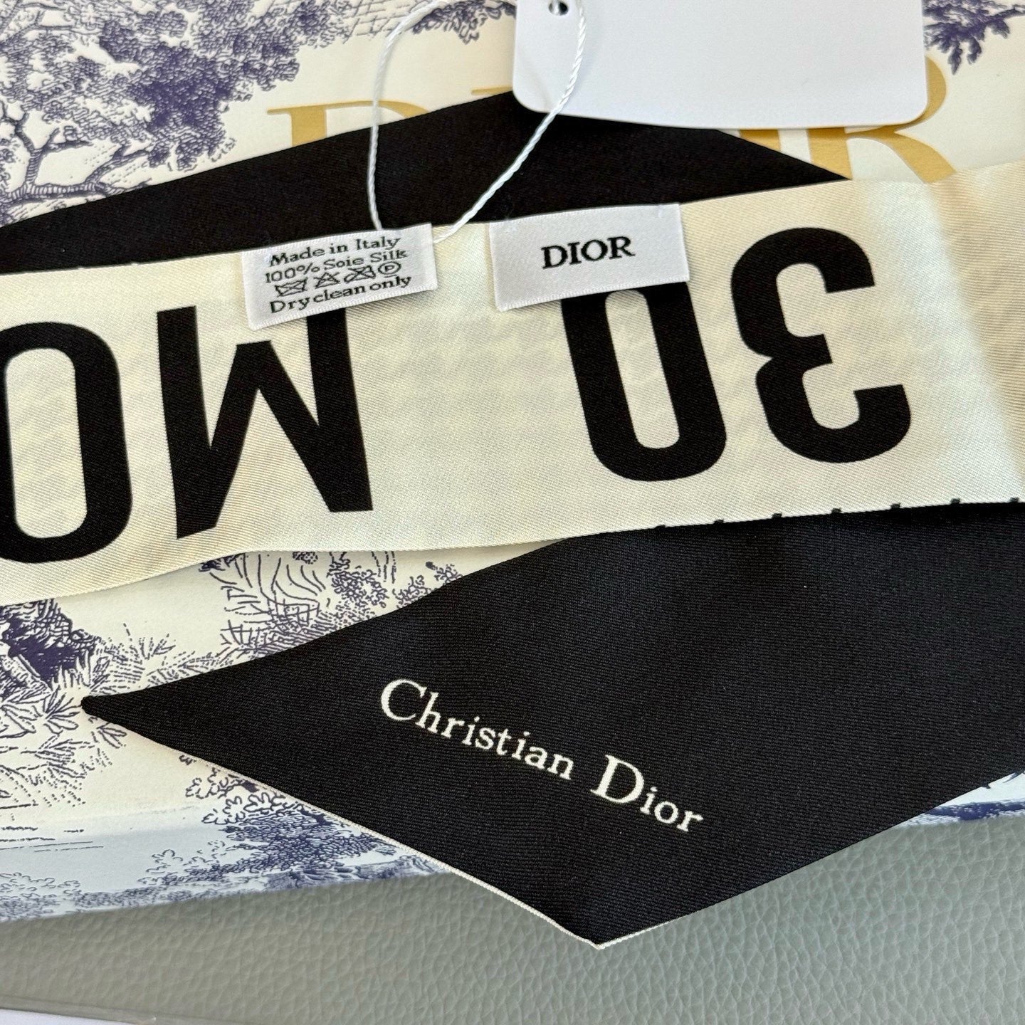 DIOR 26S SCARF 105CM IN SILK 313134