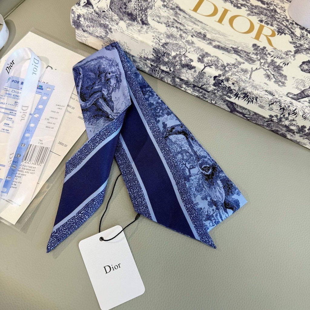 DIOR 26S SCARF 105CM IN SILK 313070