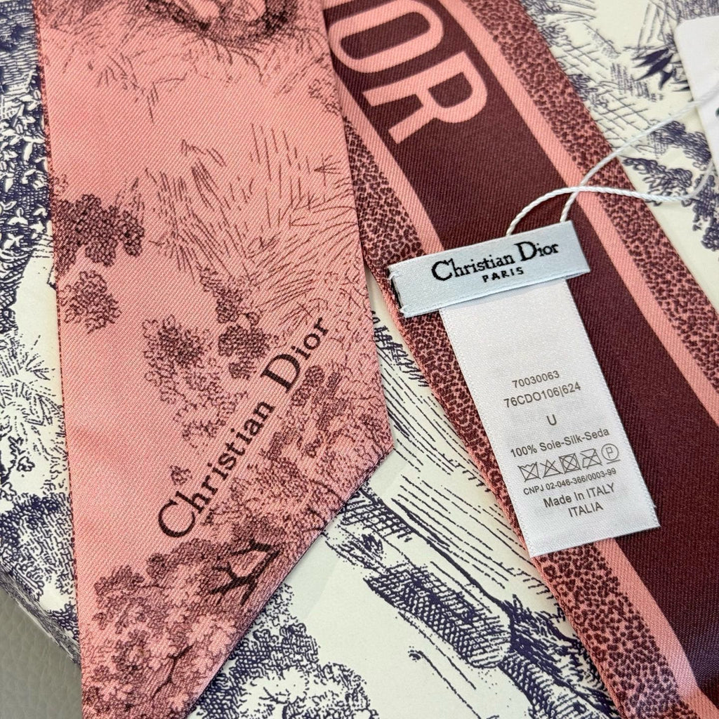 DIOR 26S SCARF 105CM IN SILK 313071
