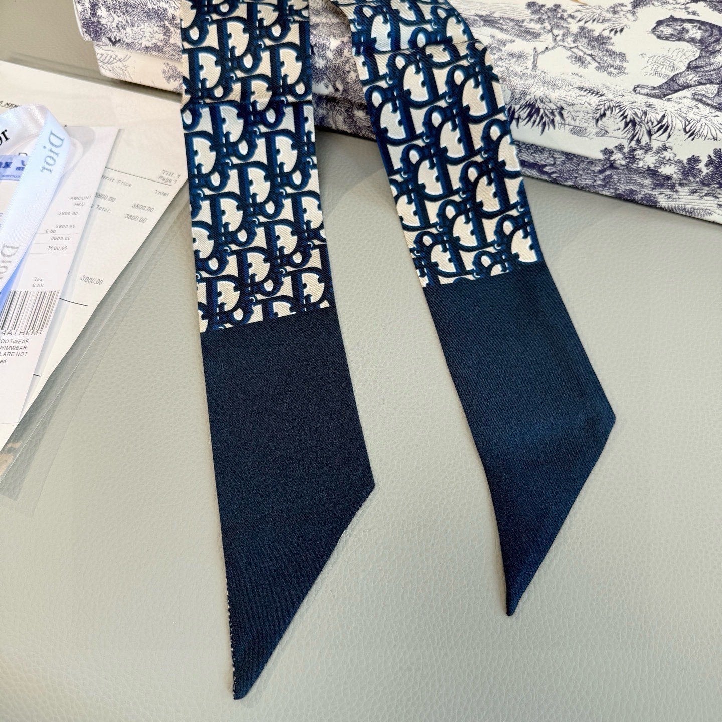 DIOR 26S SCARF 105CM IN SILK 313073