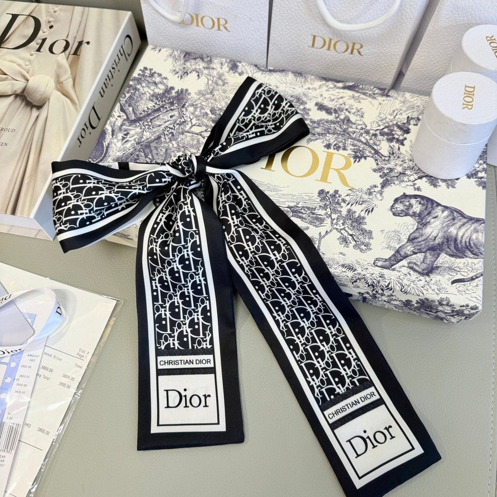 DIOR 26S SCARF 100CM IN SILK 316475