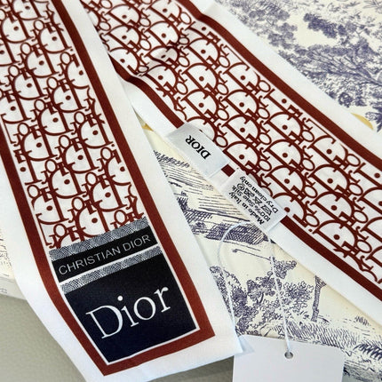 DIOR 26S SCARF 100CM IN SILK 316476
