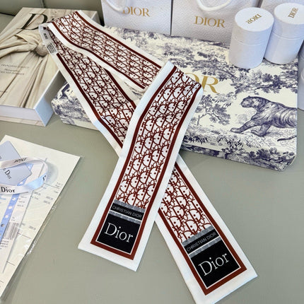 DIOR 26S SCARF 100CM IN SILK 316476