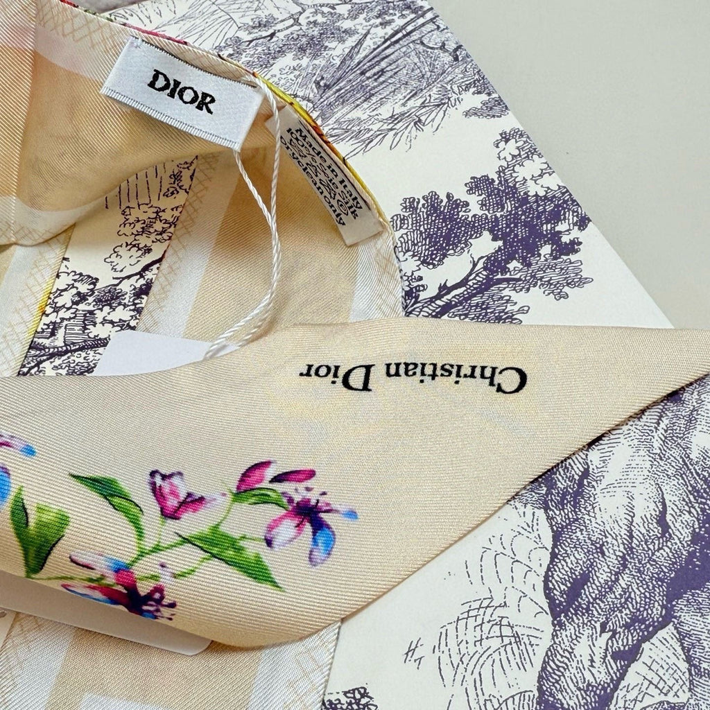 DIOR 26S SCARF 100CM IN SILK 316496