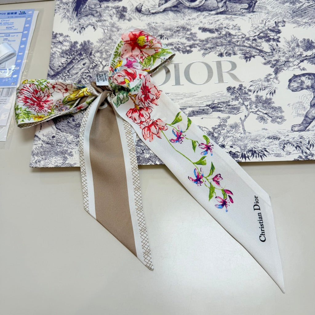 DIOR 26S SCARF 100CM IN SILK 316497
