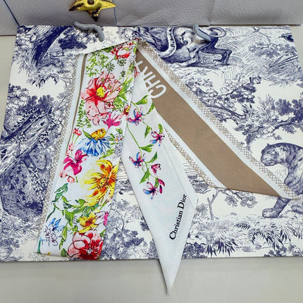 DIOR 26S SCARF 100CM IN SILK 316497