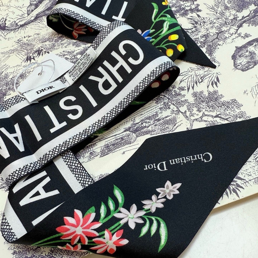 DIOR 26S SCARF 100CM IN SILK 316499