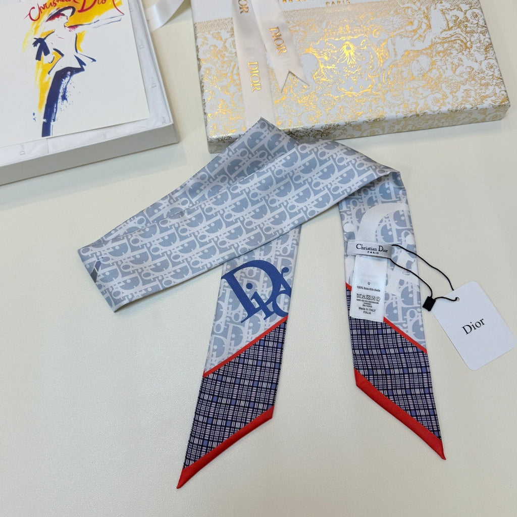 DIOR 26S SCARF 100CM IN SILK 289042