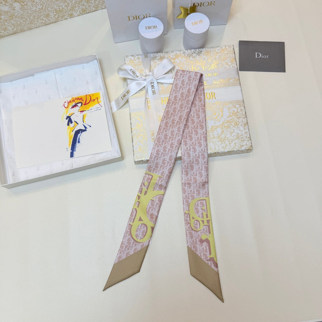 DIOR 26S SCARF 100CM IN SILK 289043