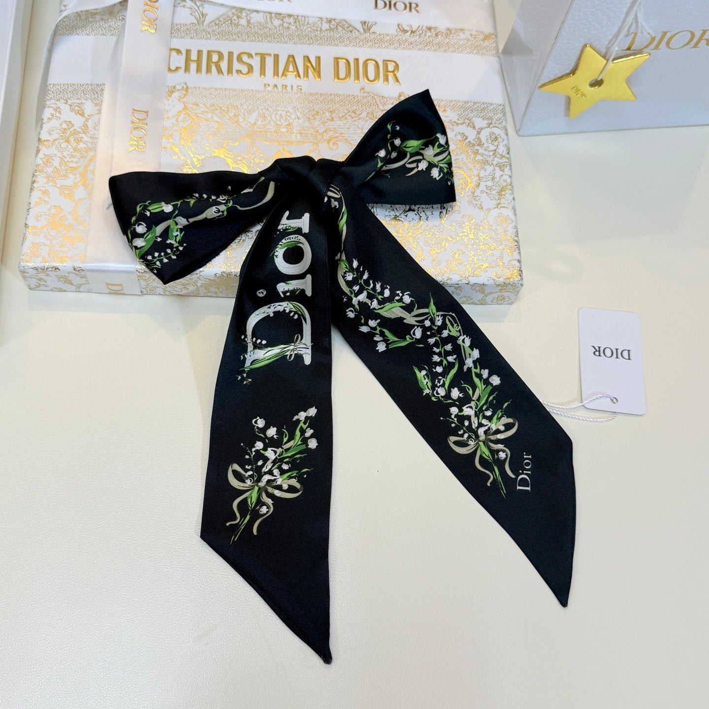 DIOR 26S SCARF 105CM IN SILK 304064