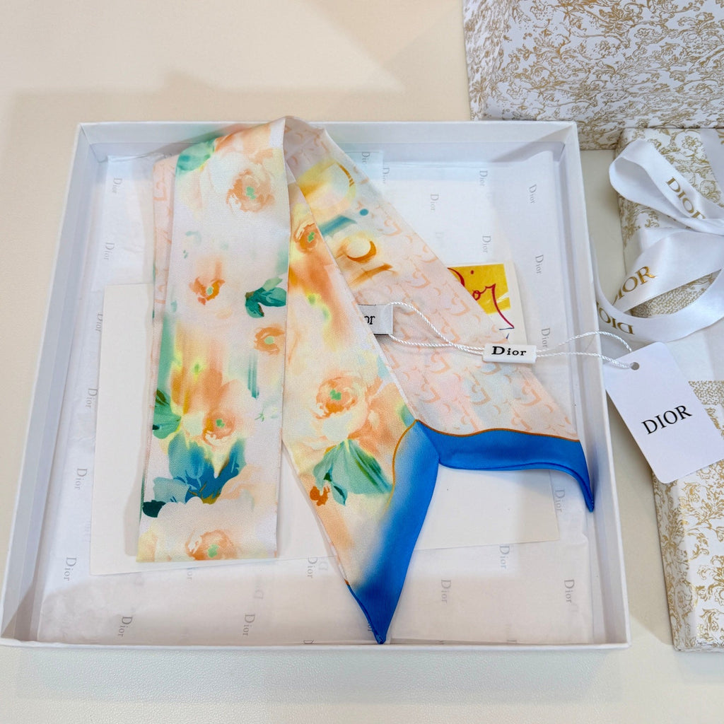 DIOR 26S SCARF 105CM IN SILK 316502