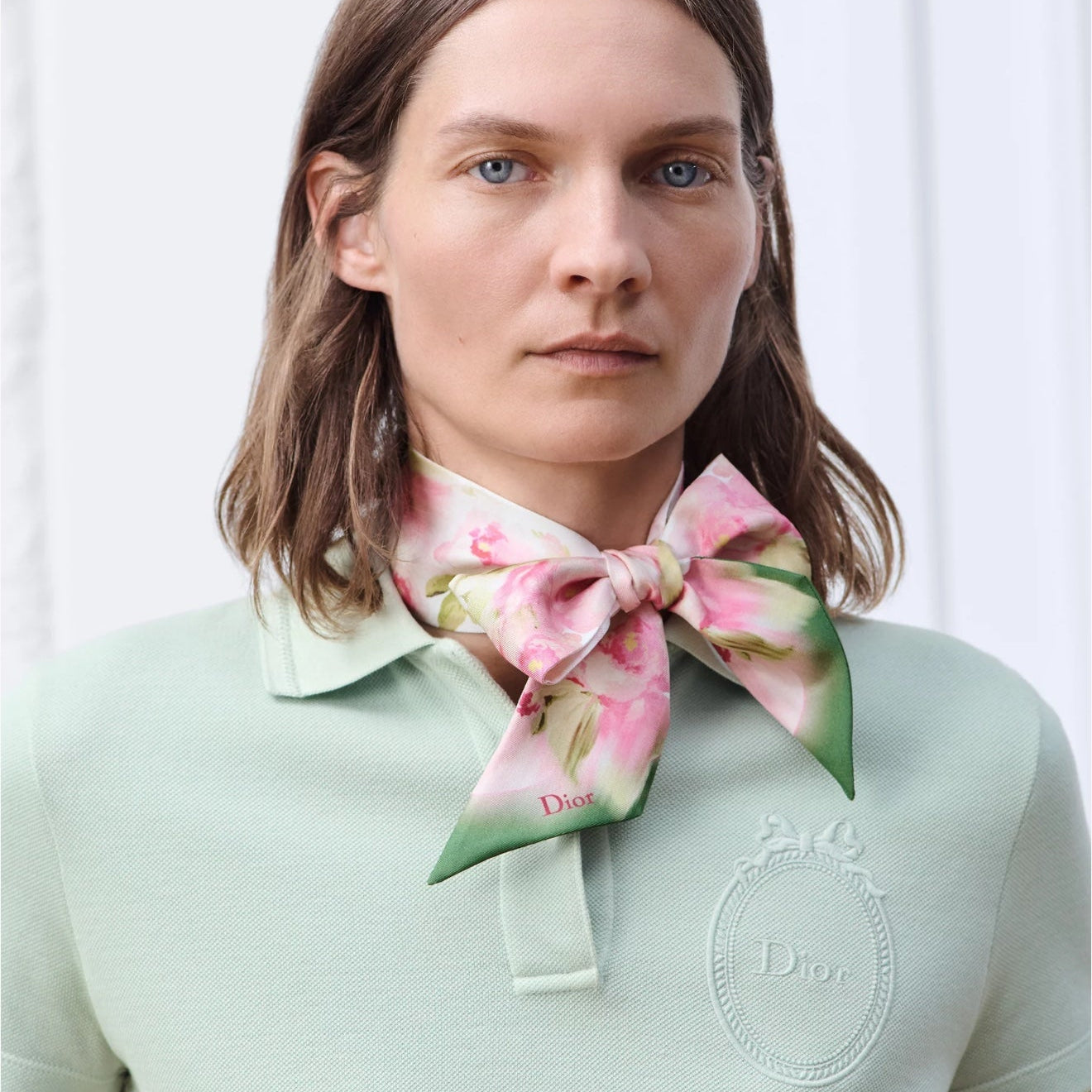 DIOR 26S SCARF 105CM IN SILK 316504