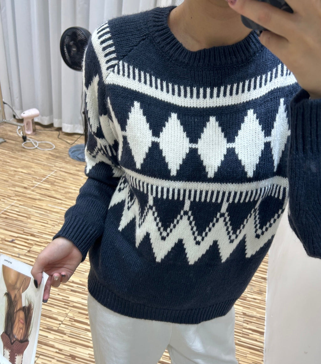 DIOR 25S ROUND-NECK SWEATER 717