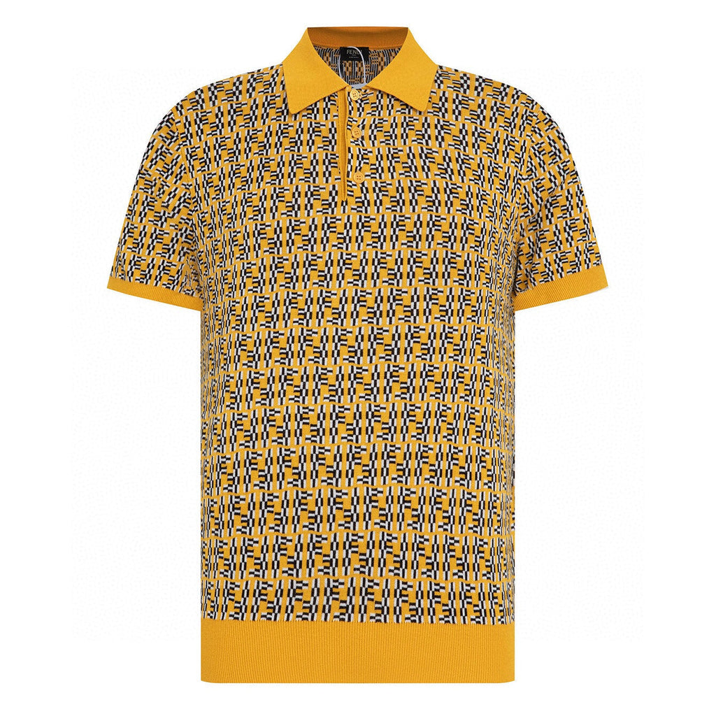 FENDI 26S SHORT SLEEVE KNIT POLO 218