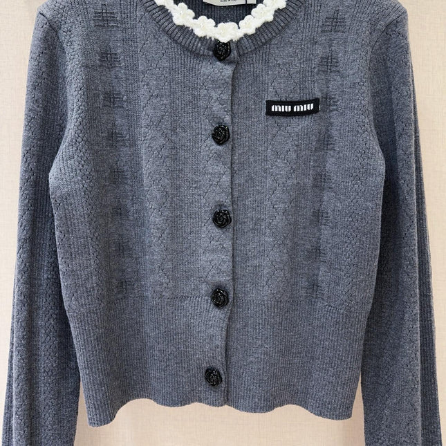 MIUMIU 26S KNIT CARDIGAN 948