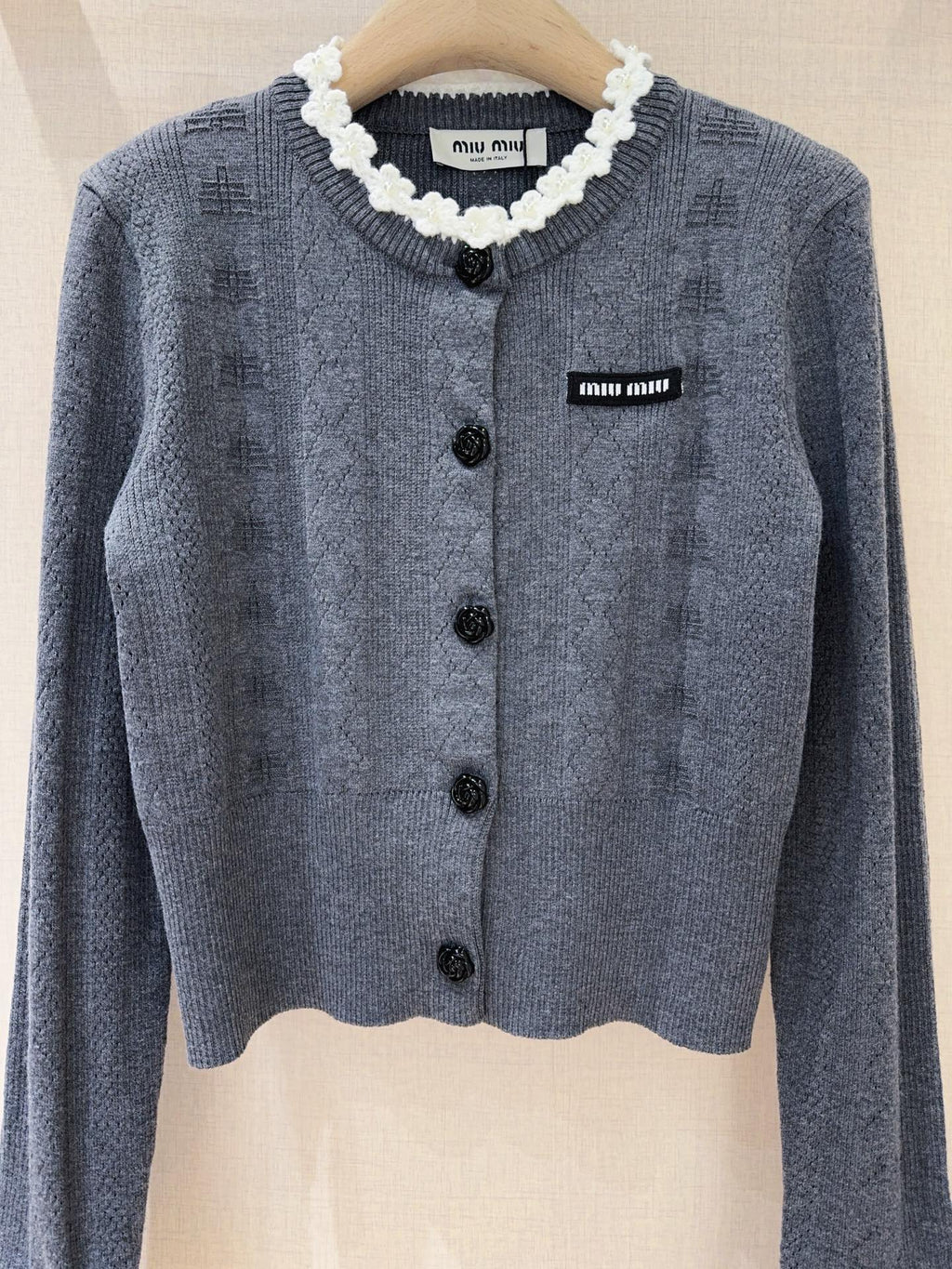 MIUMIU 26S KNIT CARDIGAN 948