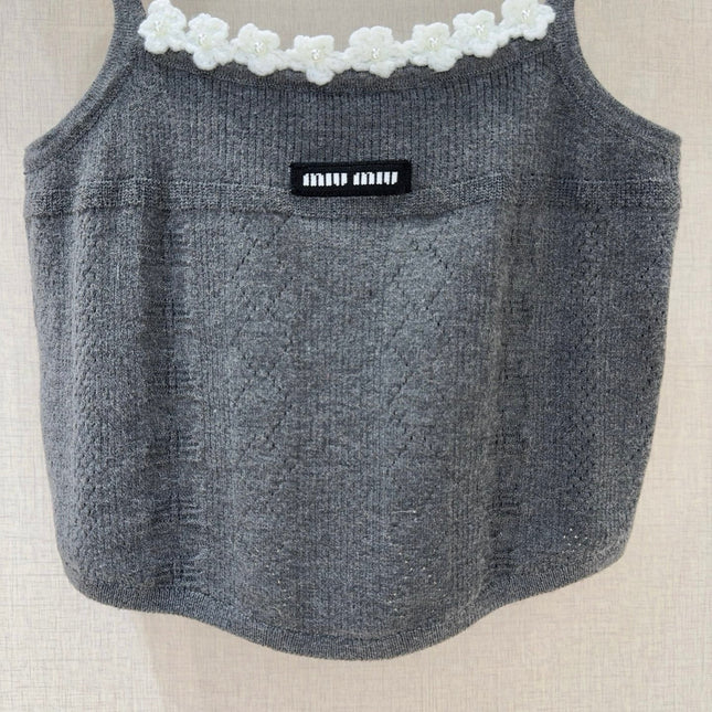 MIUMIU KNIT CAMI TOP STYLE 802