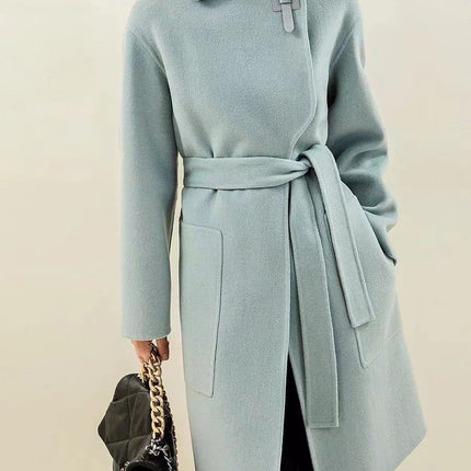 HERMES 25S CASHMERE COAT 123