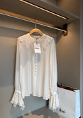 ELEGANT CHLOE WHITE BLOUSE