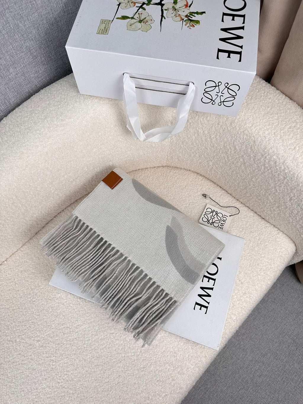 LOEWE 26S SCARF 180 IN CASHMERE 508522