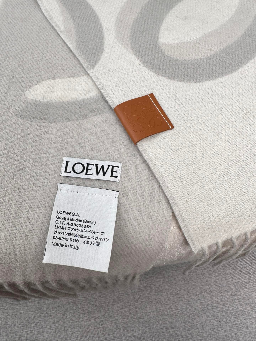 LOEWE 26S SCARF 180 IN CASHMERE 508522