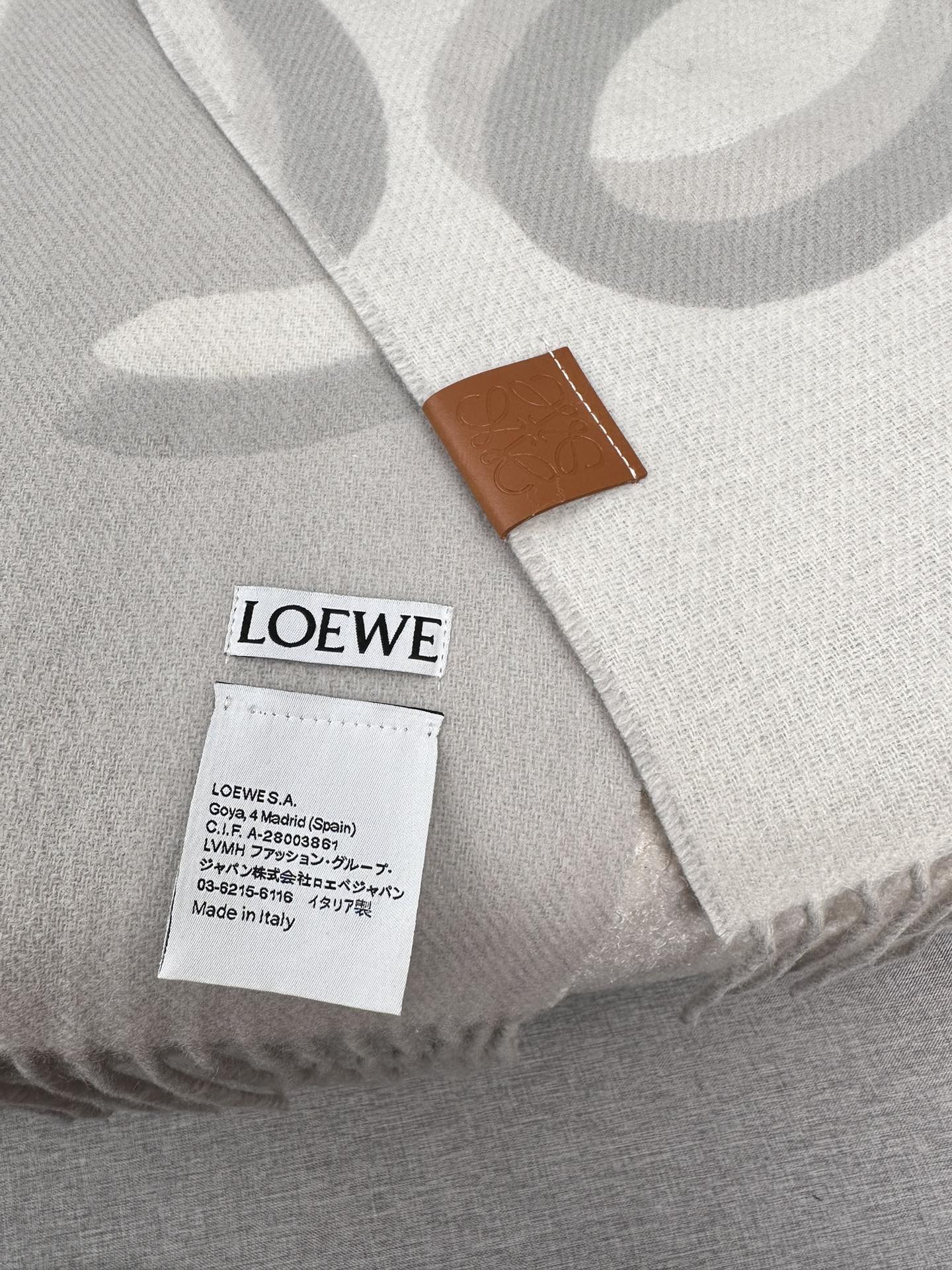 LOEWE 26S SCARF 180 IN CASHMERE 508522