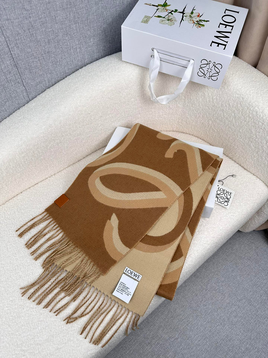 LOEWE 26S SCARF 180 IN CASHMERE 508523