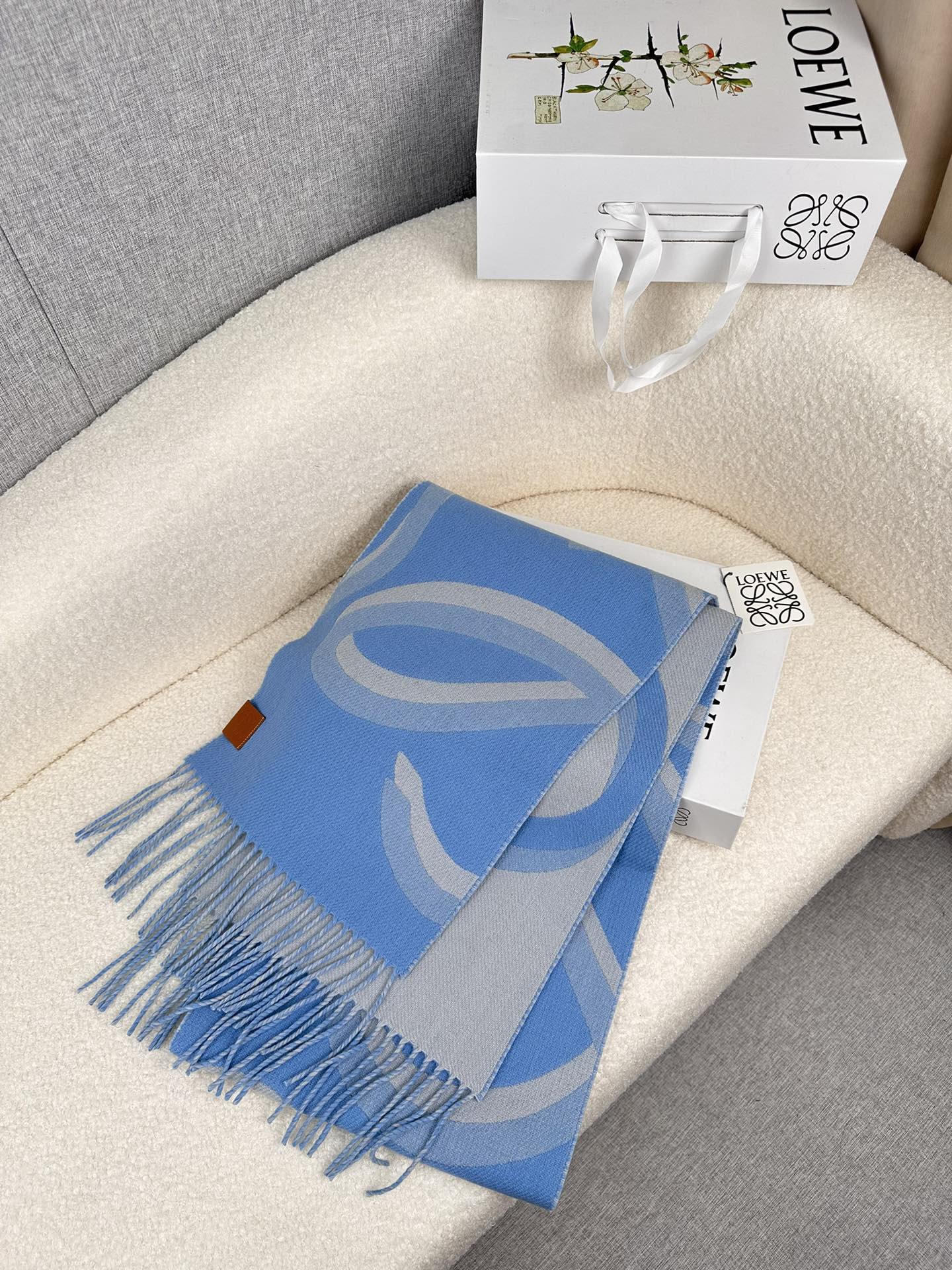 LOEWE 26S SCARF 180 IN CASHMERE 508524