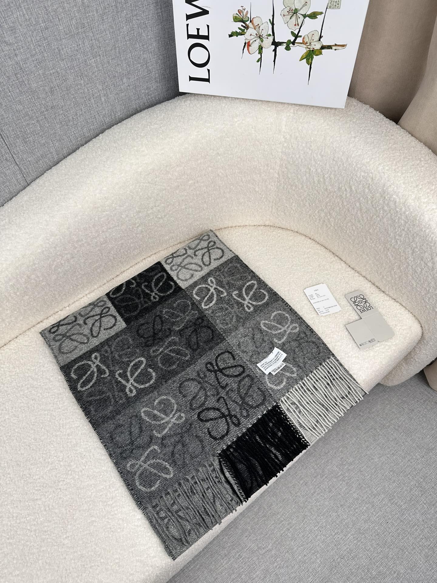 LOEWE 26S SCARF 200 IN CASHMERE 126267