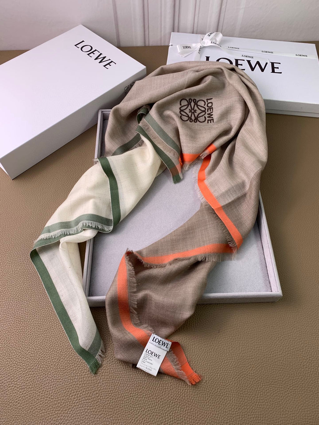 LOEWE 26S SCARF 110 IN CASHMERE 490974