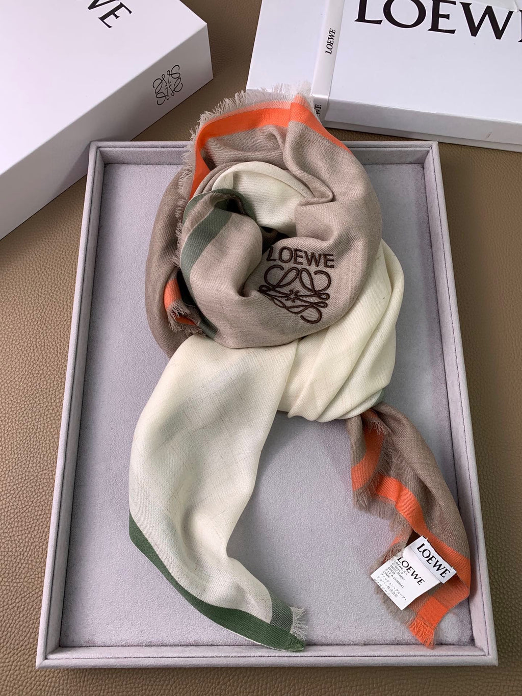 LOEWE 26S SCARF 110 IN CASHMERE 490974