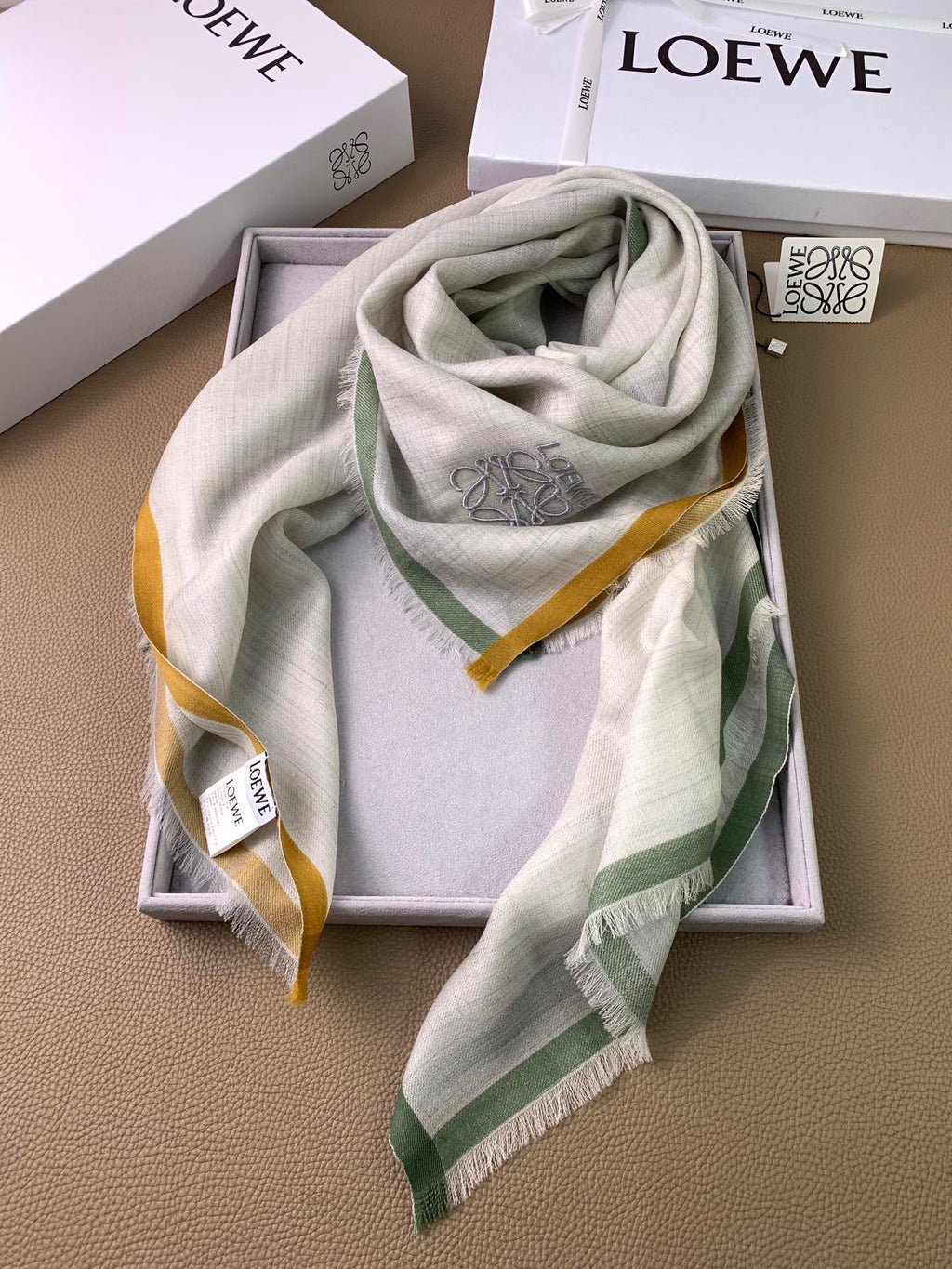 LOEWE 26S SCARF 110 IN CASHMERE 490975