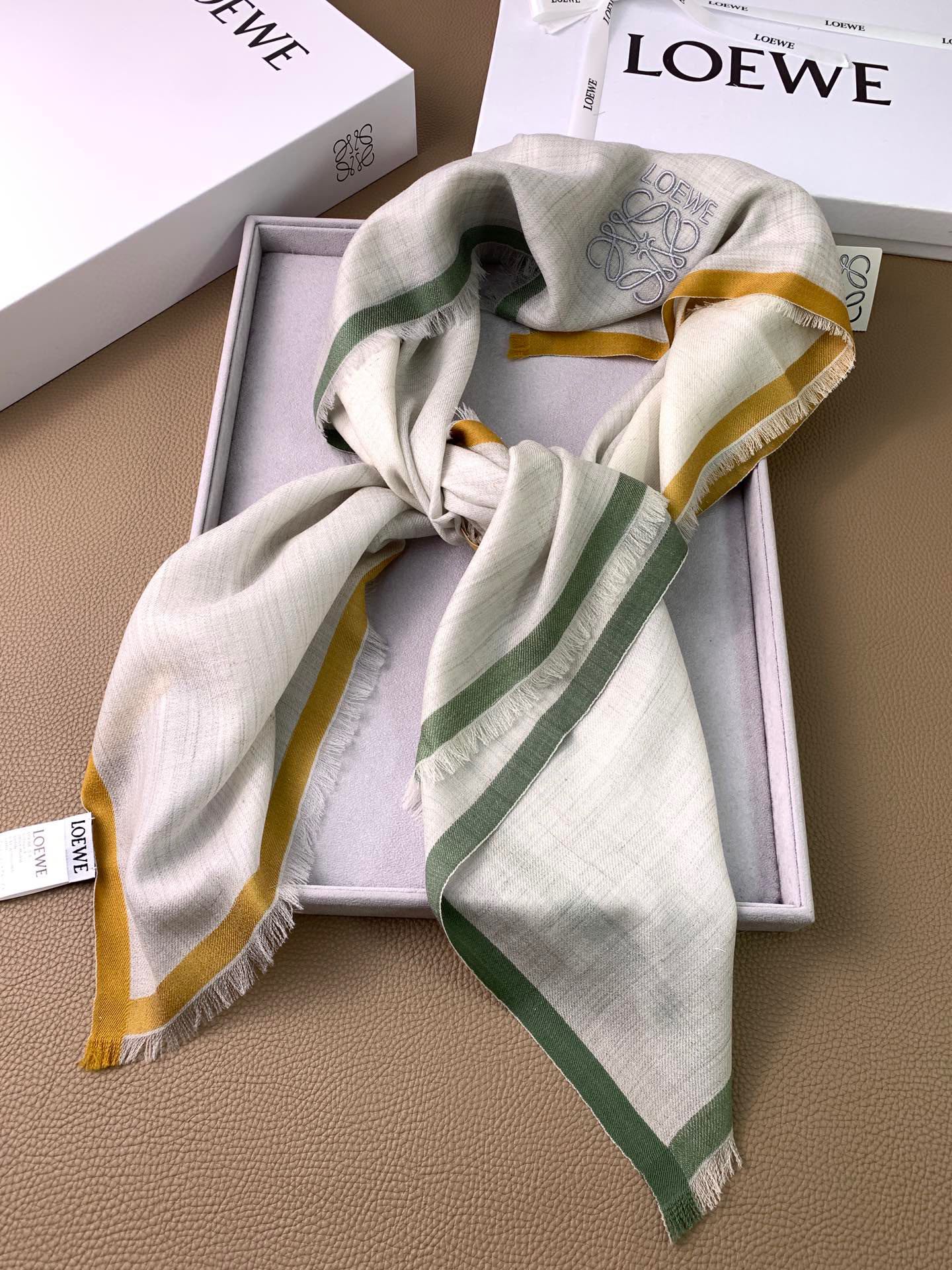 LOEWE 26S SCARF 110 IN CASHMERE 490975