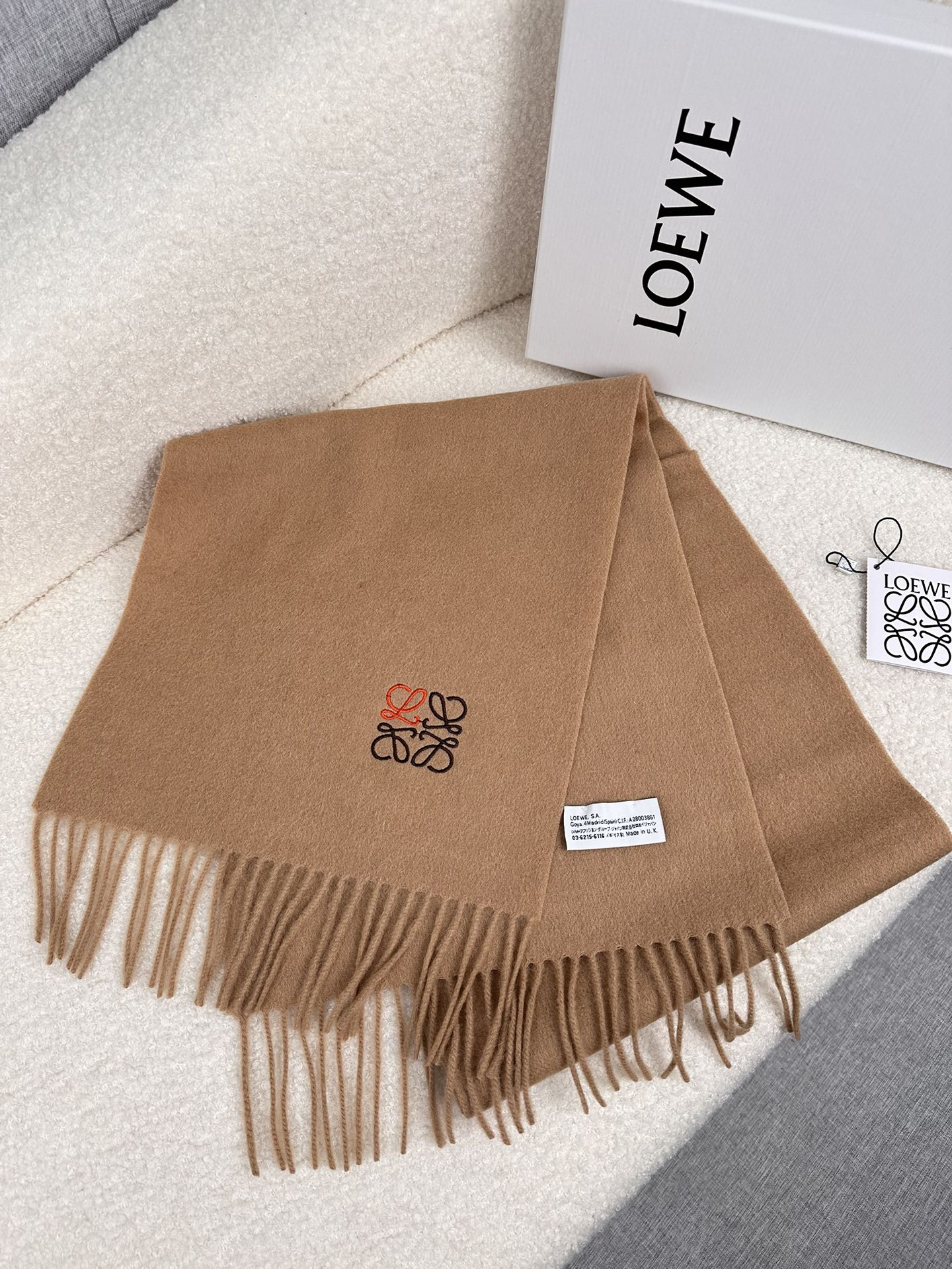 LOEWE 26S SCARF 180 IN CASHMERE 126264