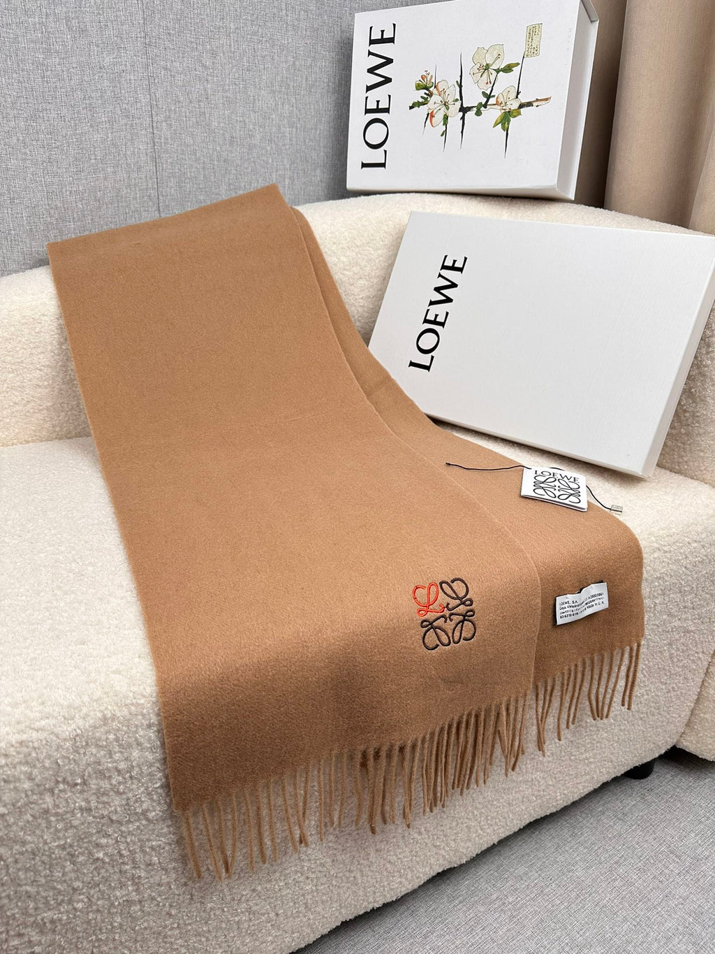LOEWE 26S SCARF 180 IN CASHMERE 126264