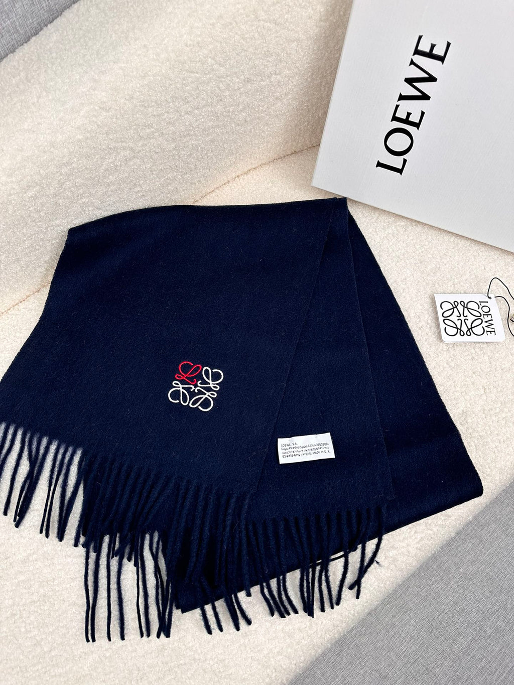 LOEWE 26S SCARF 180 IN CASHMERE 126263