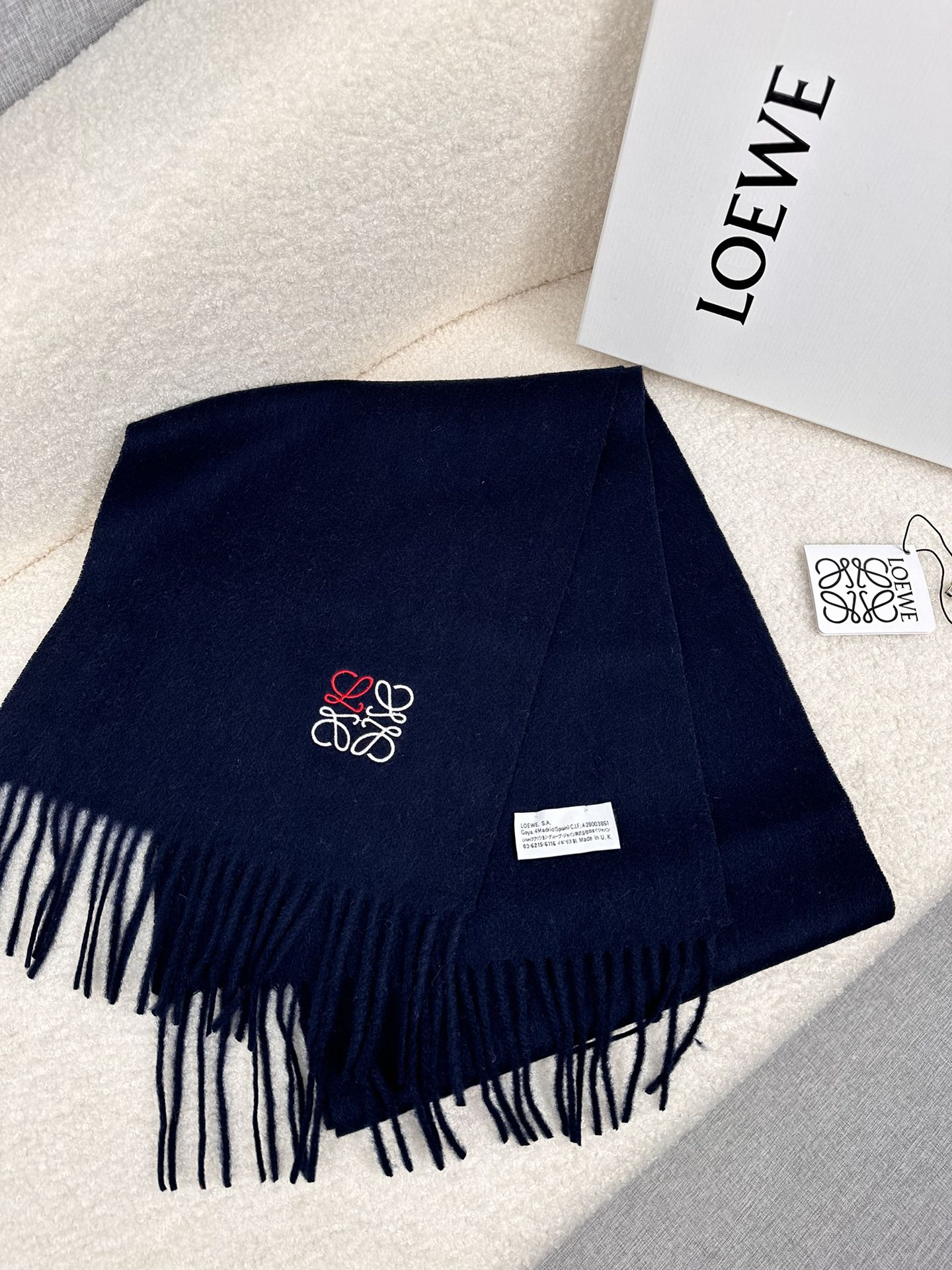 LOEWE 26S SCARF 180 IN CASHMERE 126263
