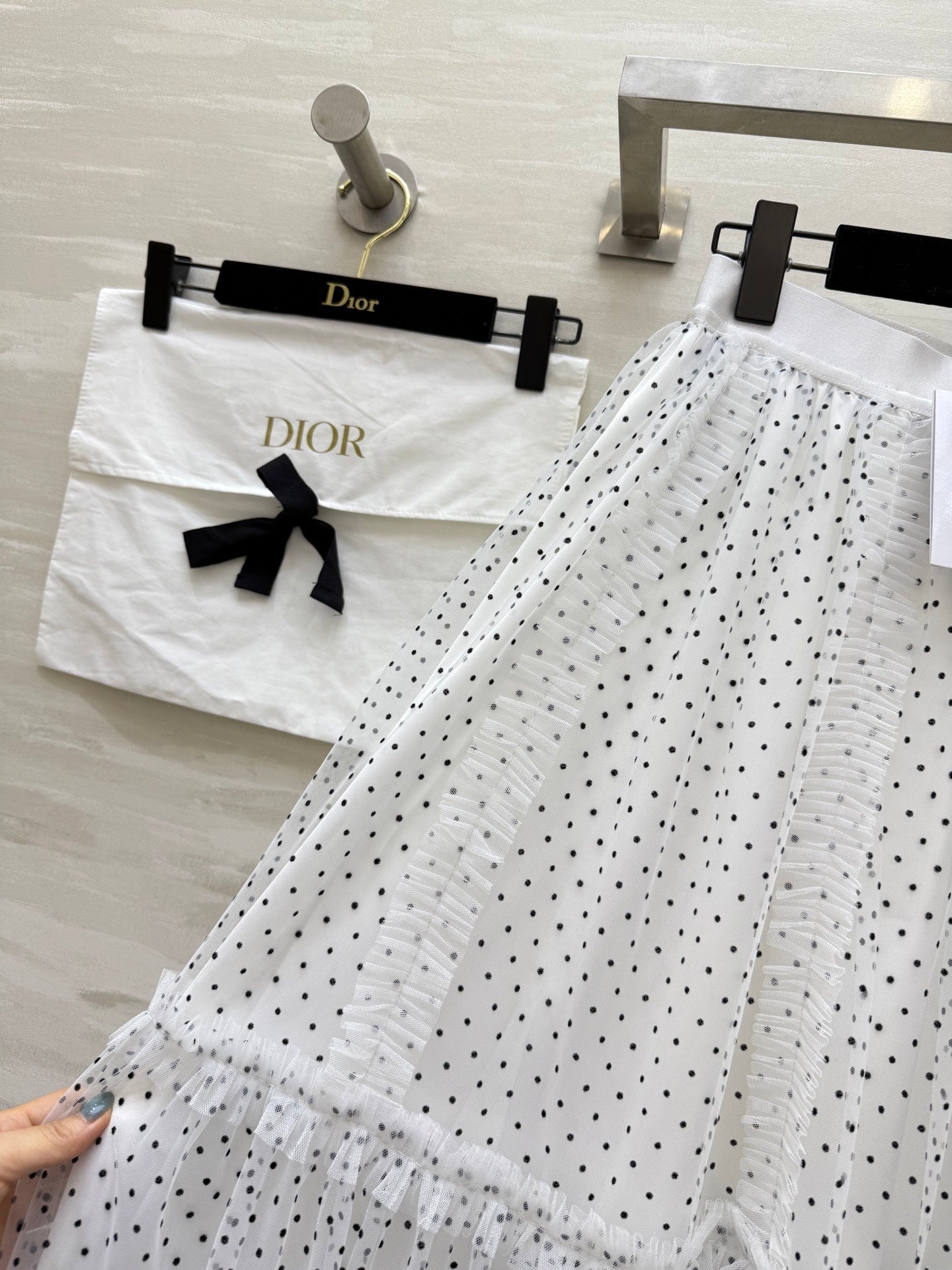 DIOR 25S LONG TULLE SKIRT STYLE 026