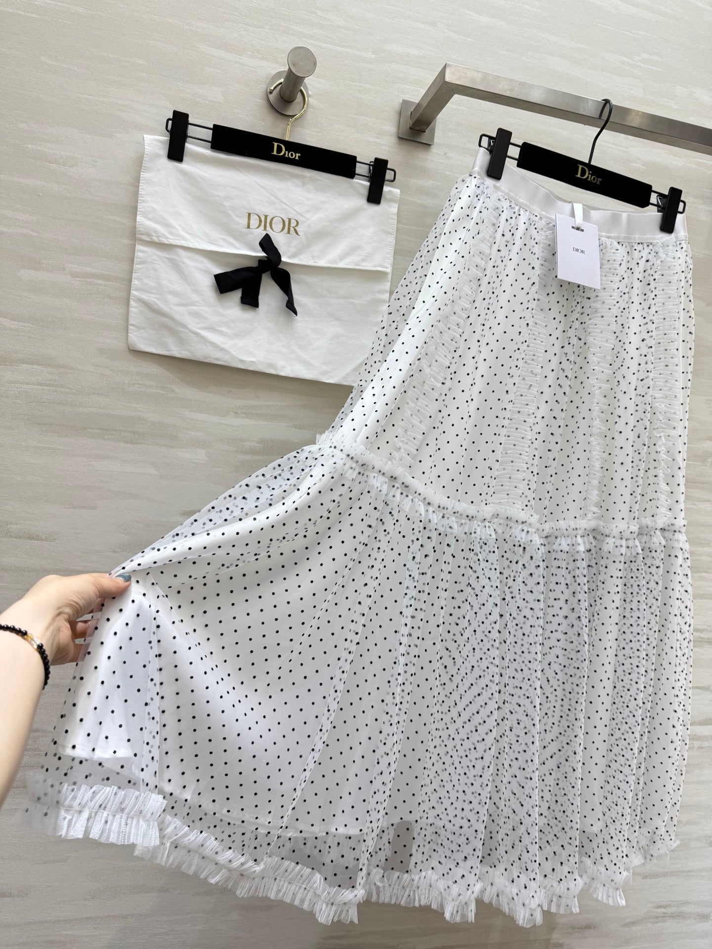 DIOR 25S LONG TULLE SKIRT STYLE 026