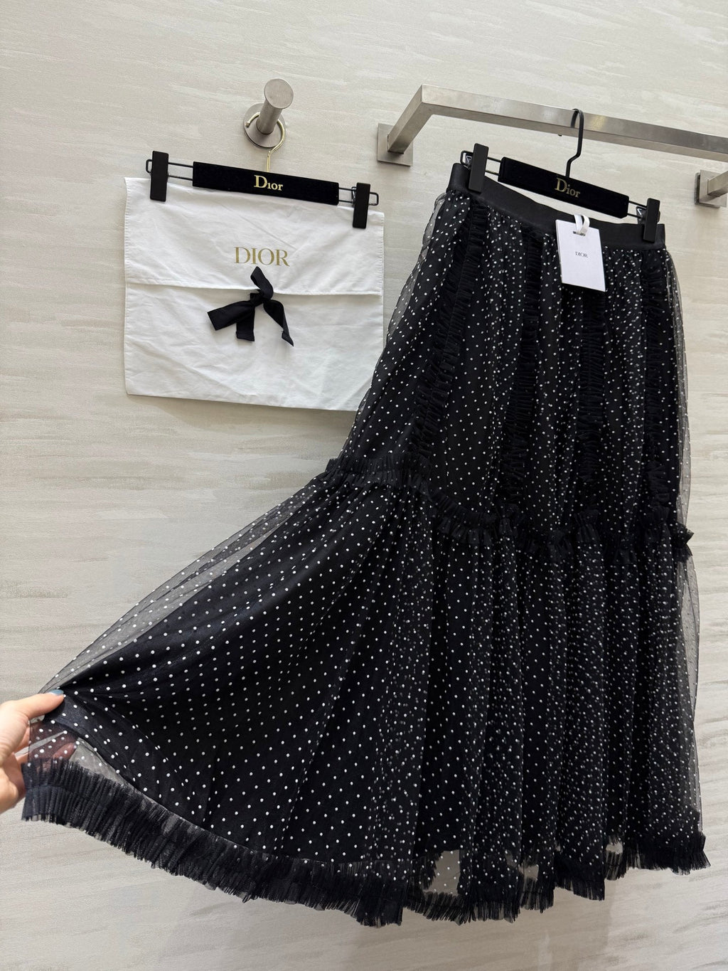DIOR 25S LONG TULLE SKIRT STYLE 027