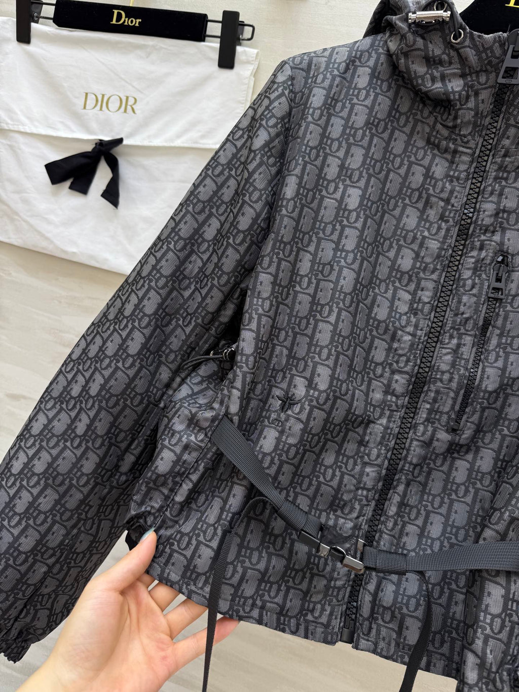 DIOR 25S CROPPED HOODED JACKET STYLE 051