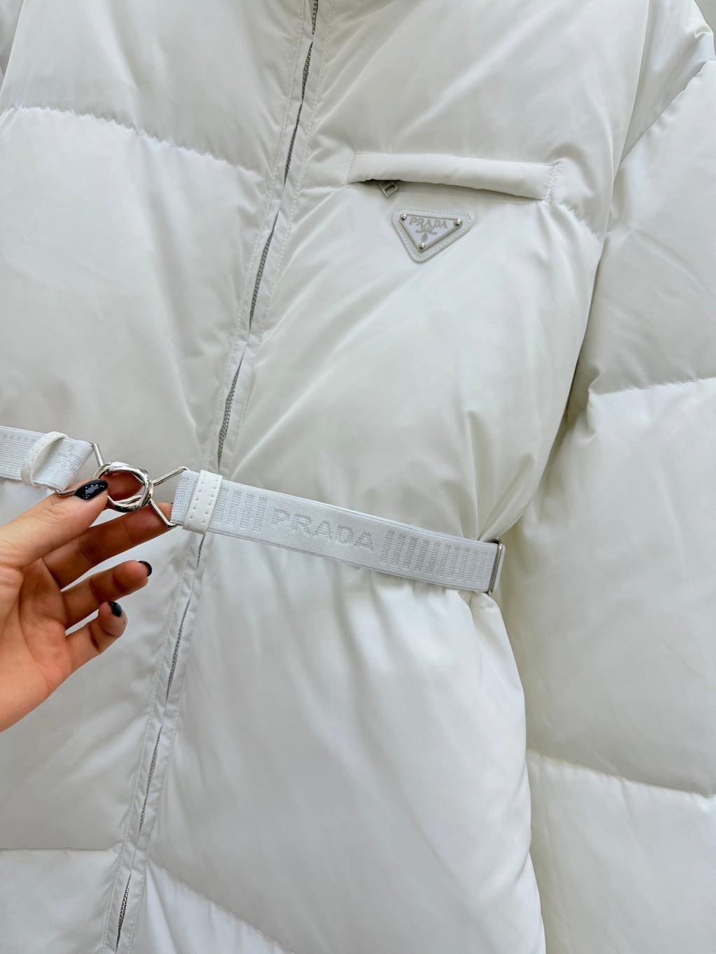 PRADA 25S LONG DOWN PUFFER JACKET 467